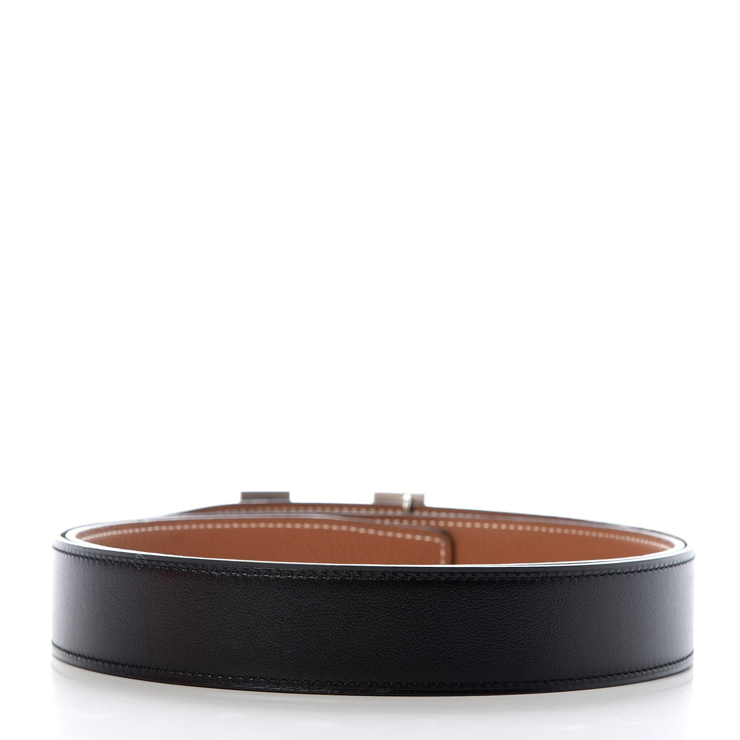 Hermes Box Togo 32mm H Belt 100 Black Gold 2 of 6