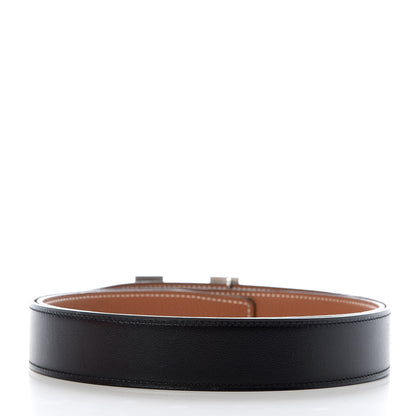 Hermes Box Togo 32mm H Belt 100 Black Gold 2 of 6
