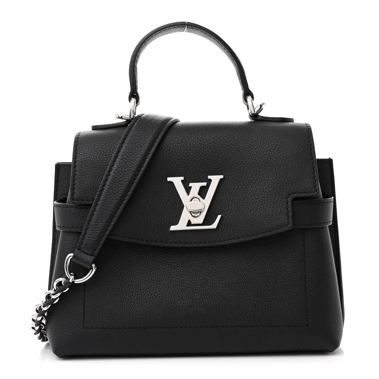 Calfskin Lockme Ever Mini Black