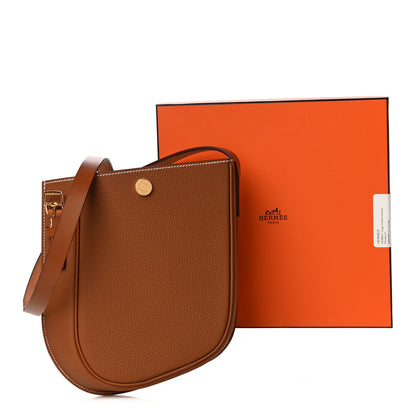 Hermes Togo Vache Hunter Perspective Cavaliere 21 Gold 9 of 9