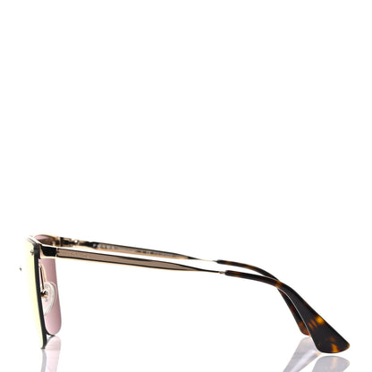 Prada Cat Eye Sunglasses SPR 68T Gold 3 of 7