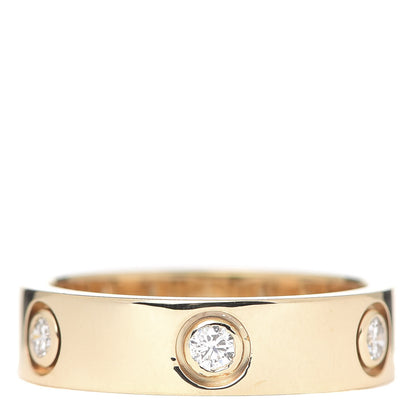 Cartier 18K Yellow Gold 6 Diamond 5.5mm LOVE Ring 57 8 3 of 6