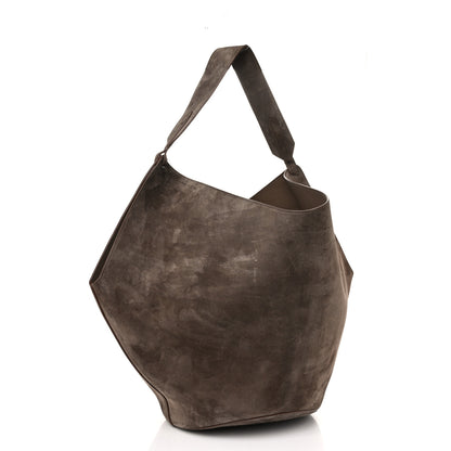 Khaite Suede Calfskin Medium Lotus Tote Toffee 4 of 10
