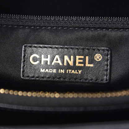 Chanel Caviar Quilted Grand Shopping Tote GST Black 7 of 9