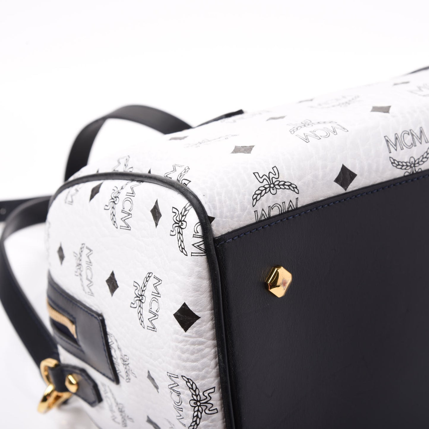 Visetos Heritage Boston Satchel White