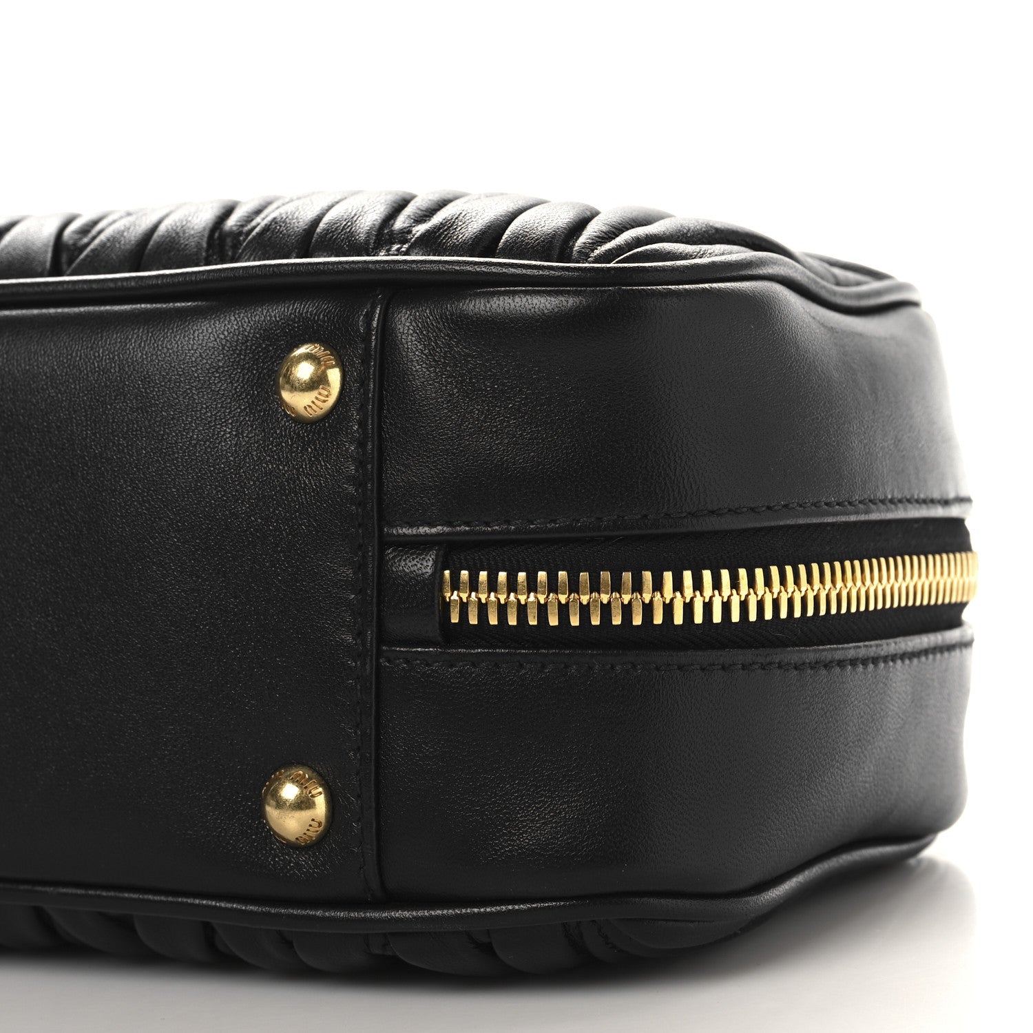 Miu Miu Nappa Matelasse Large Arcadie Top Handle Bag Black 8 of 8