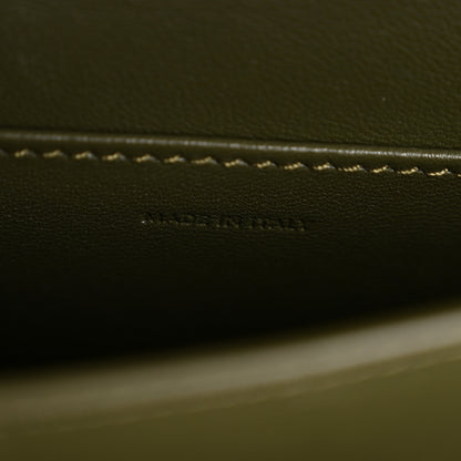 Celine Box Calfskin Teen Classic Box Flap Bag Dark Olive 7 of 14