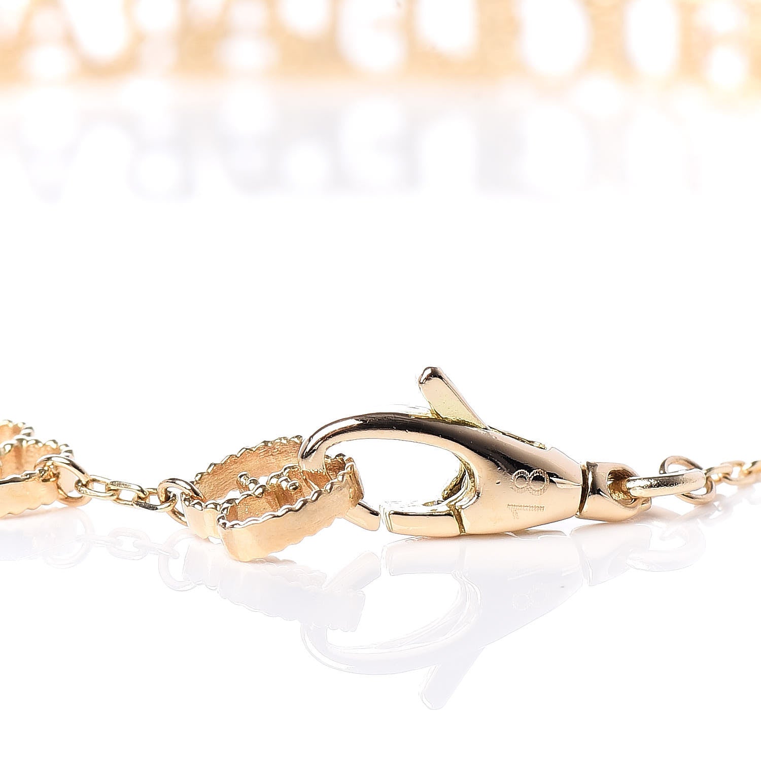 Gucci 18K Yellow Gold L'Aveugle Par Amour Bracelet 4 of 6