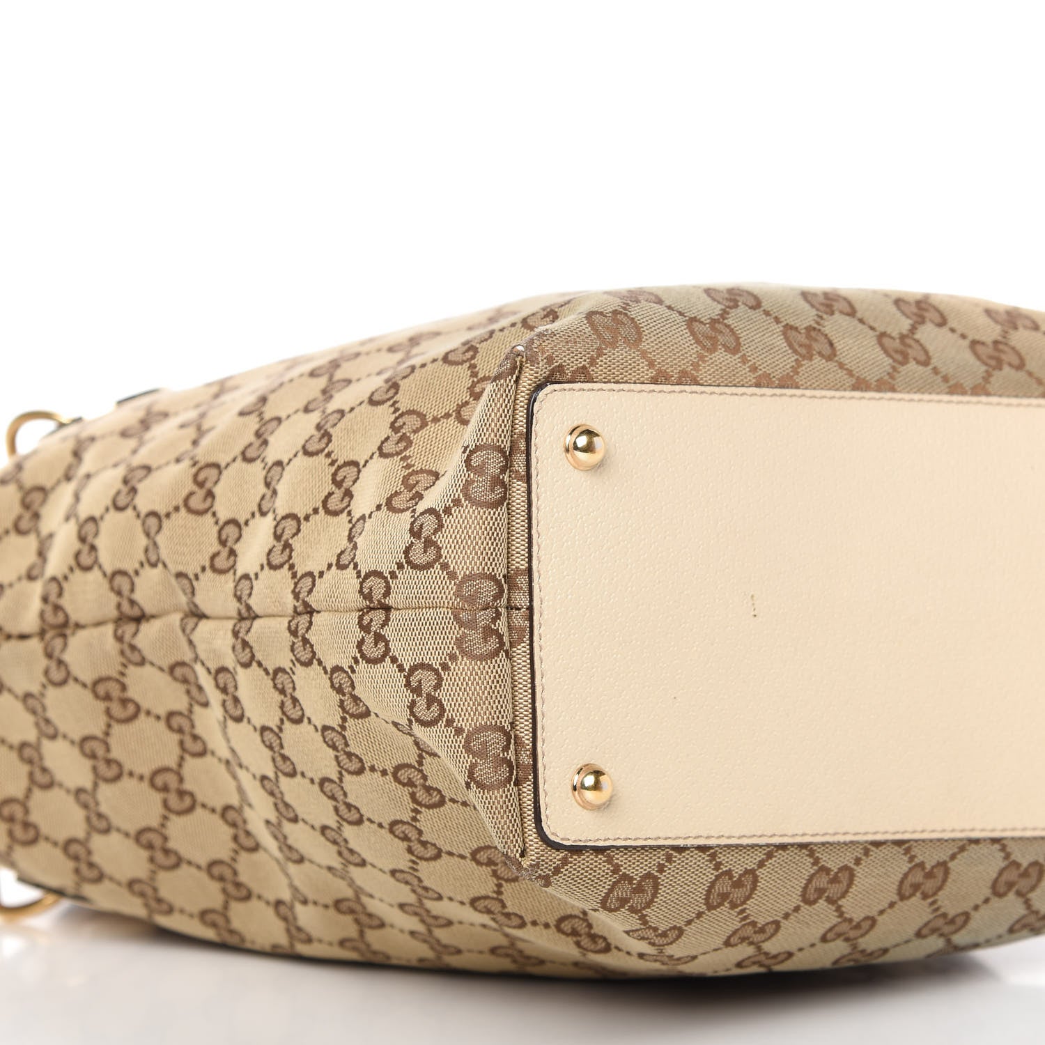 Gucci Monogram Large Eclipse Tote Beige White 9 of 10