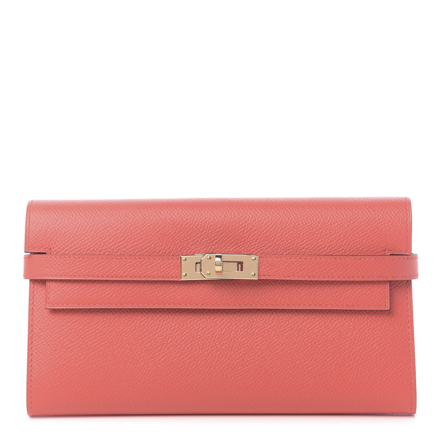 Epsom Kelly Longue Wallet Flamingo