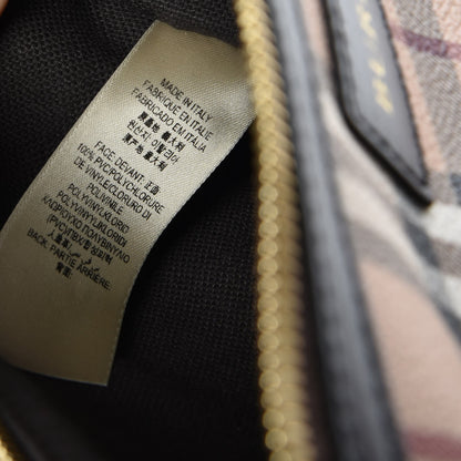 Burberry Haymarket Check Large Canterbury Tote Chocolate 9 of 10