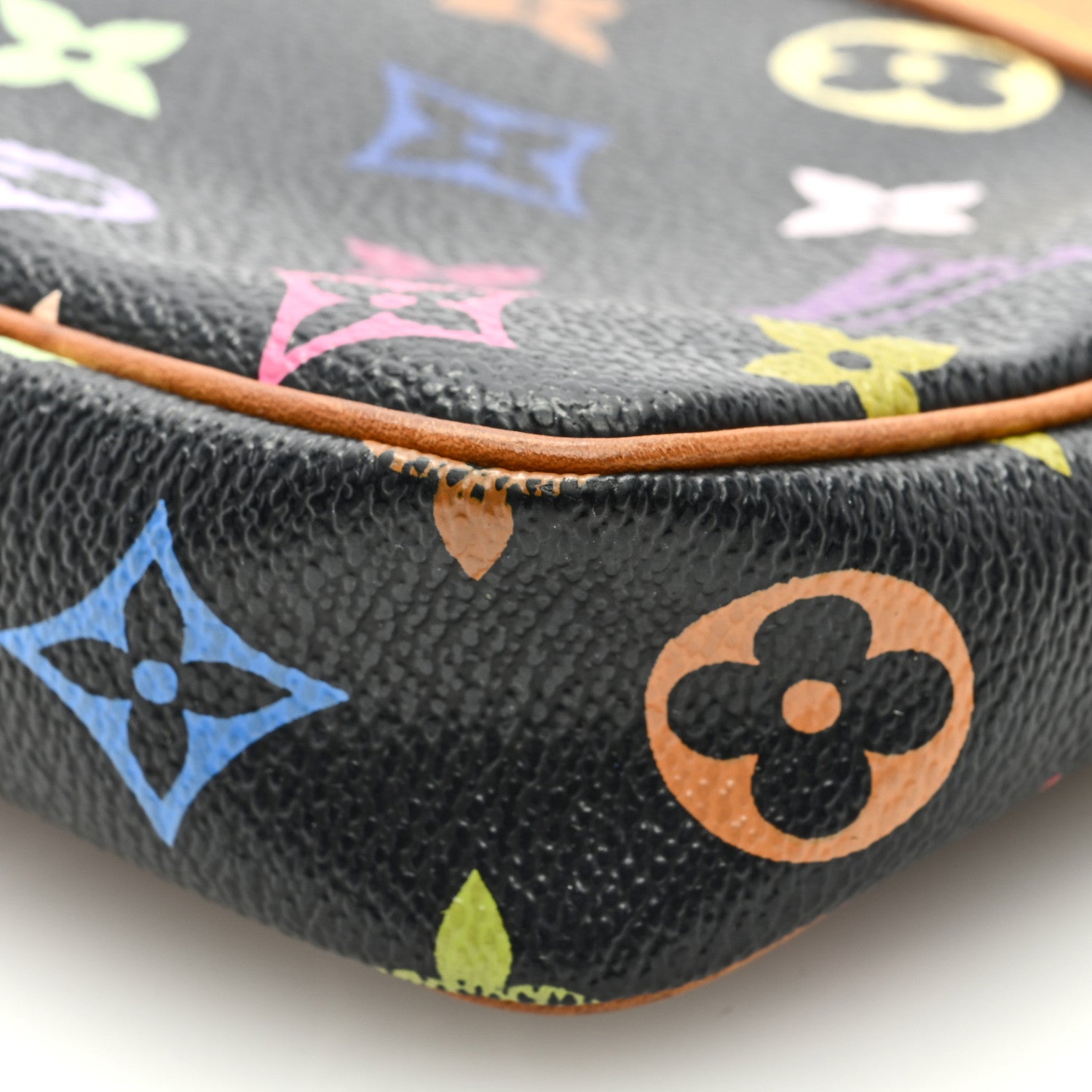 Louis Vuitton Monogram Multicolor Pochette Accessories Black 8 of 11
