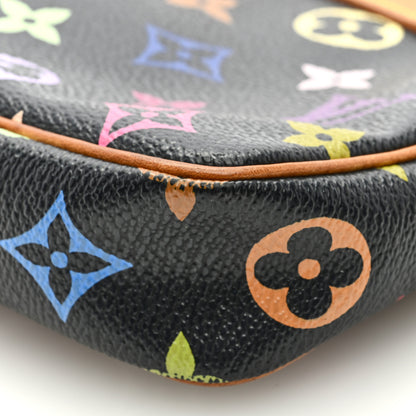 Louis Vuitton Monogram Multicolor Pochette Accessories Black 8 of 11