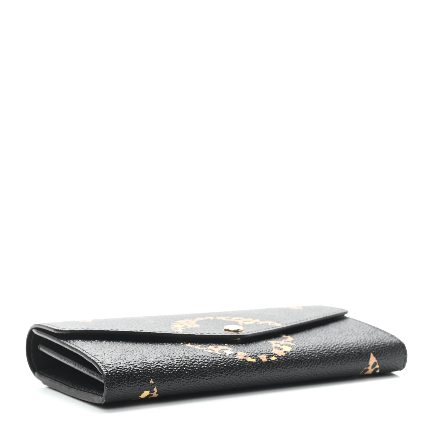 Louis Vuitton Monogram Giant Jungle Sarah Wallet Black 4 of 8