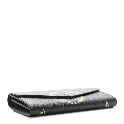 Louis Vuitton Monogram Giant Jungle Sarah Wallet Black 4 of 8