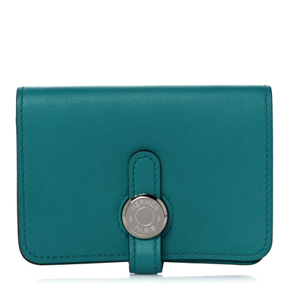 Hermes Evercolor Dogon Card Case Malachite 1 of 11