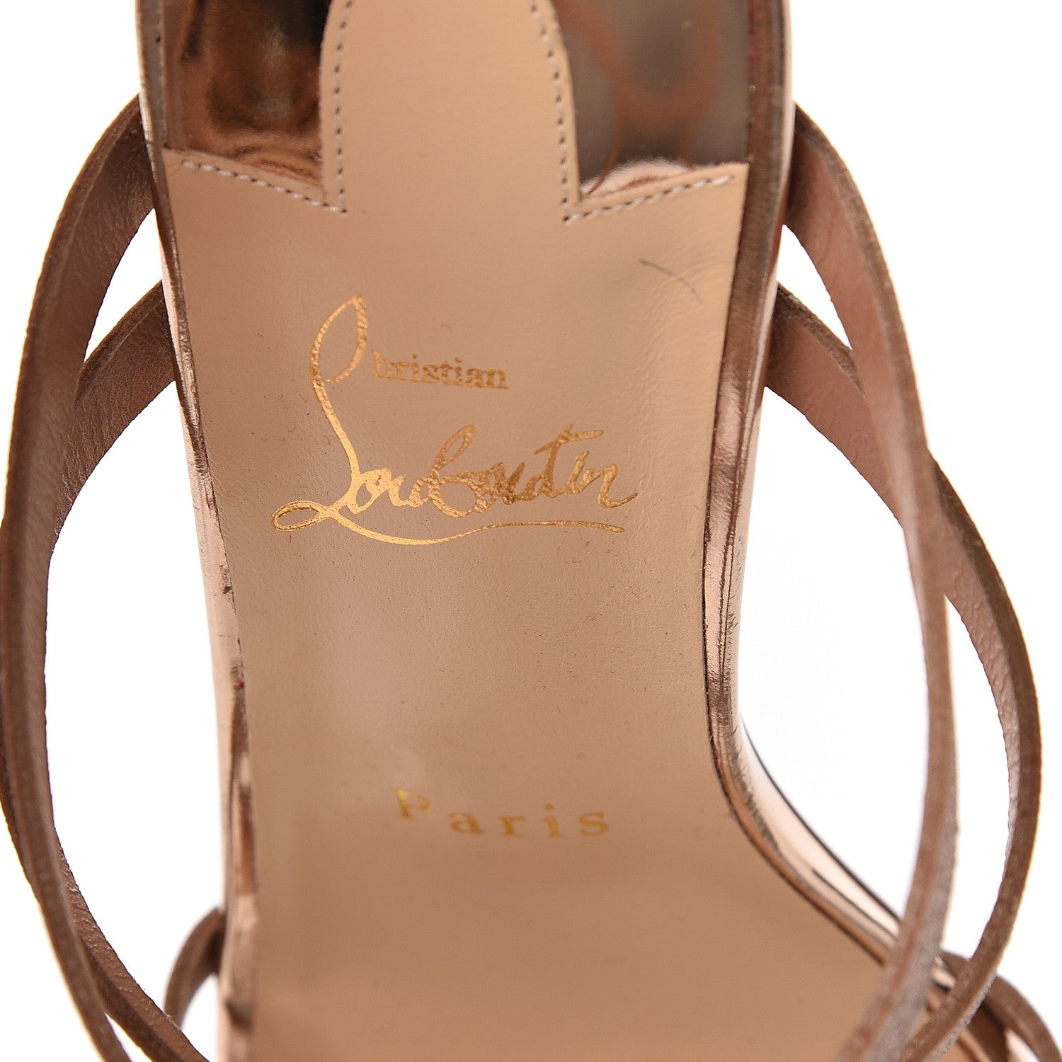 Christian Louboutin Glitter Renee 85 Sandals 38.5 Courtisane 7 of 7