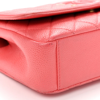 Chanel Caviar Quilted Small CC Filigree Flap Pink 9 of 12