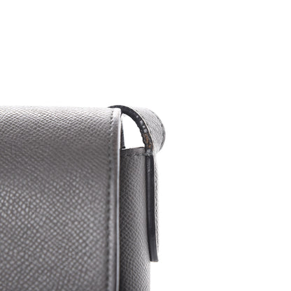 Celine Grained Calfskin Medium Trotteur Taupe 12 of 15