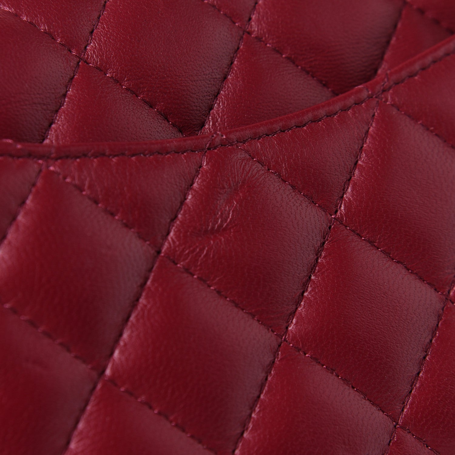Chanel Lambskin Quilted Mini Rectangular Flap Burgundy 11 of 12