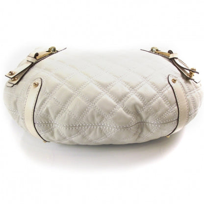 Marc Jacobs Leather Quilted Banana Chain Hobo White 4 of 11