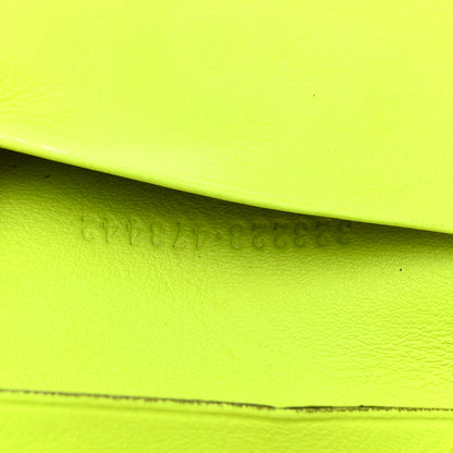Gucci GG Supreme Monogram Heart 6 Key Holder Case Yellow Fluo 7 of 10