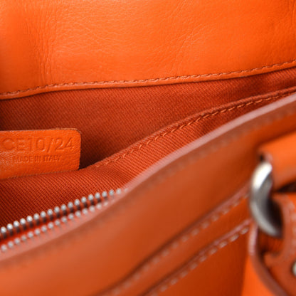 Celine Calfskin Boogie Satchel Orange 9 of 13