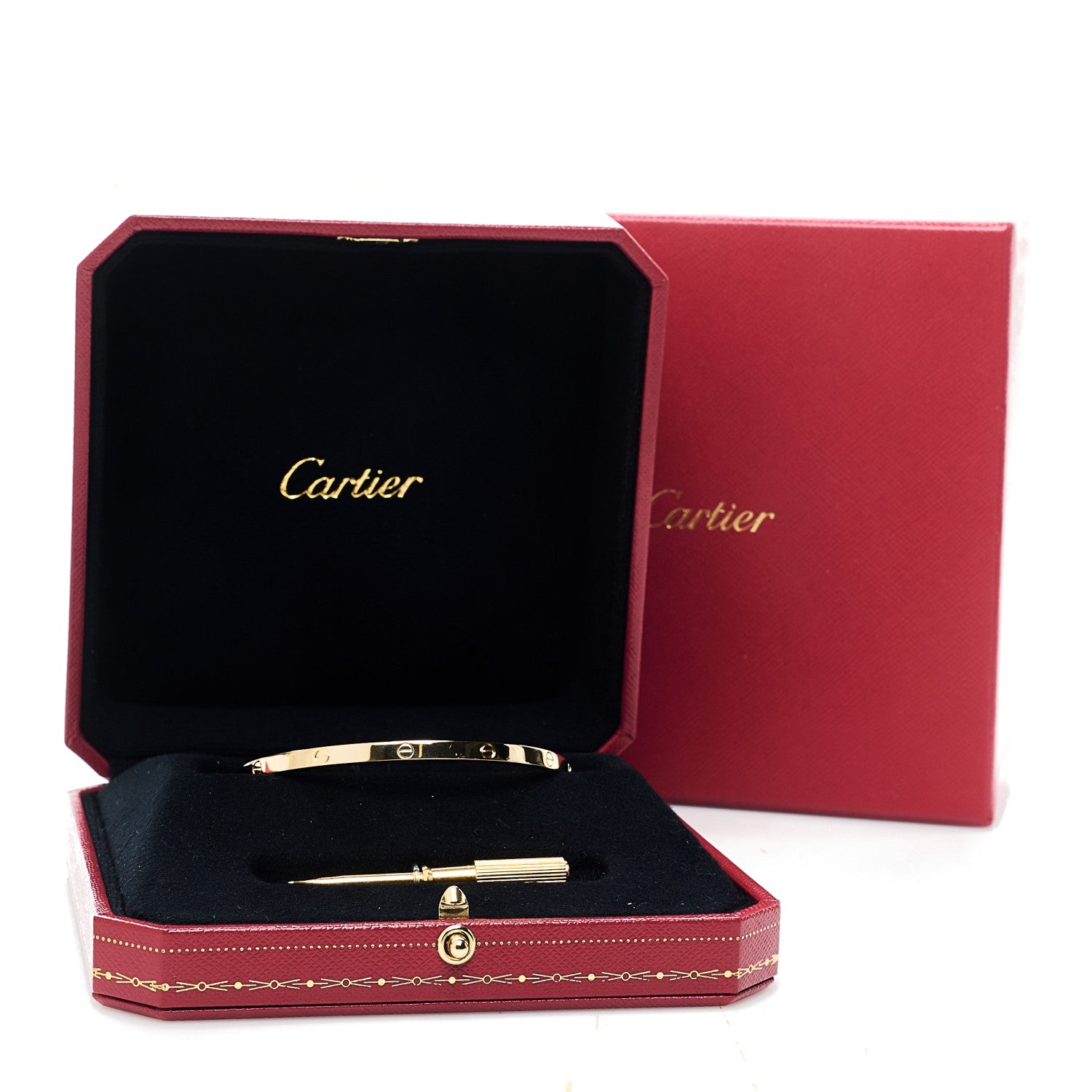 Cartier 18K Yellow Gold Small LOVE Bracelet 18 9 of 9