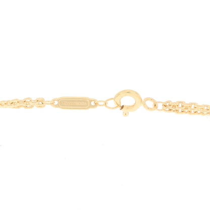 Tiffany 18K Yellow Gold HardWear Small Double Link Pendant Necklace 4 of 5