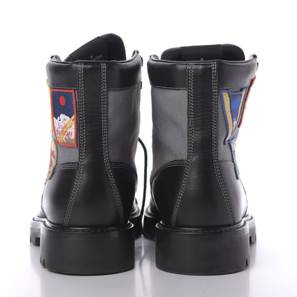 Louis Vuitton Calfskin Oberkampf Ankle Boots 8.5 Black 8 of 9