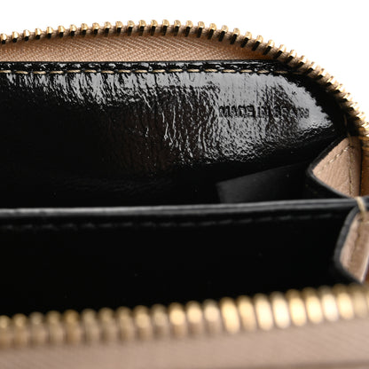 Chloe Shiny Grained Calfskin Banana Zipped Coin Purse Boyish Brown 8 of 10