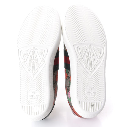 Gucci GG Supreme Monogram Strawberry Web Womens Ace Sneakers 36 Beige Multicolor Red Green 6 of 10