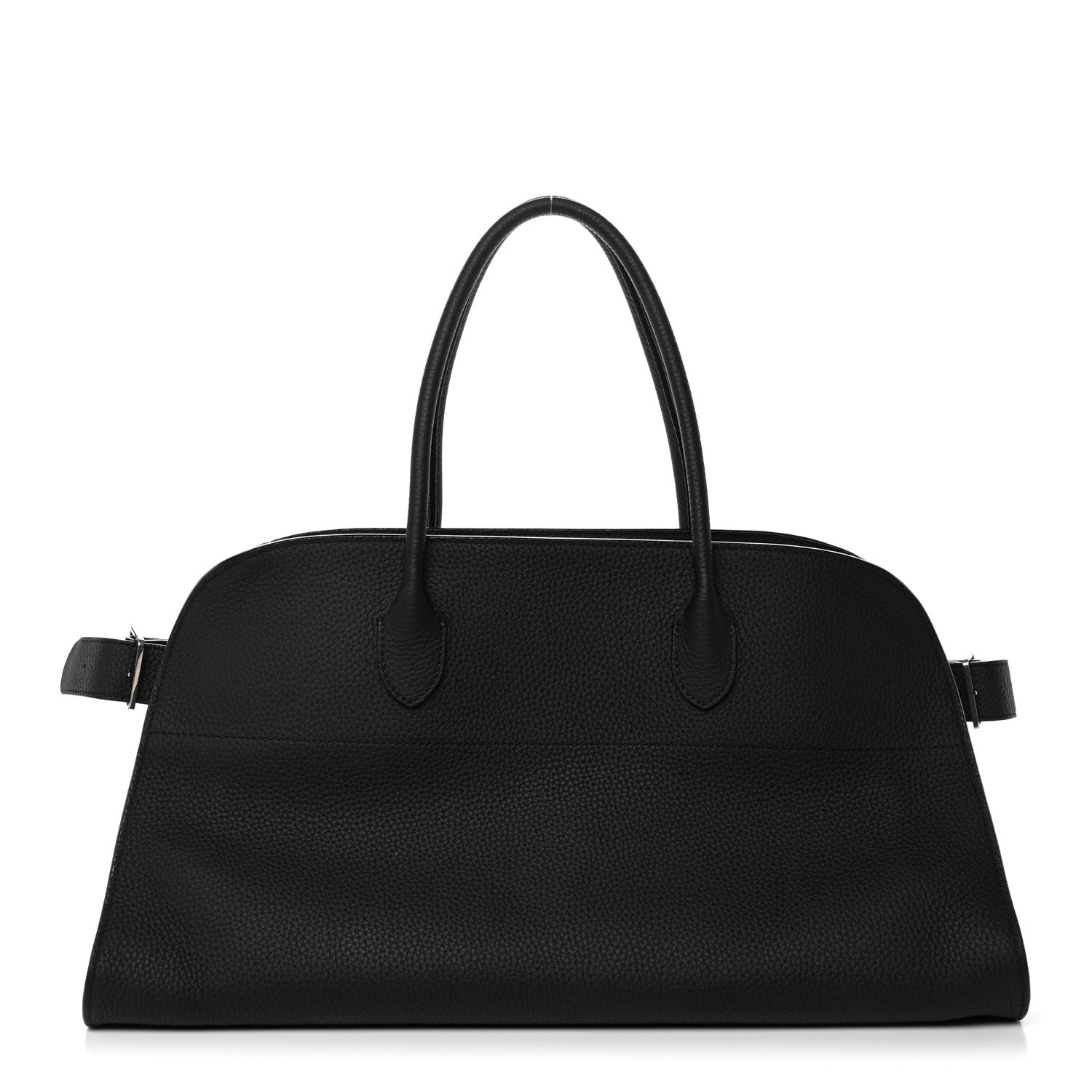 The Row Matte Grained Calfskin EW Margaux Black 1 of 11