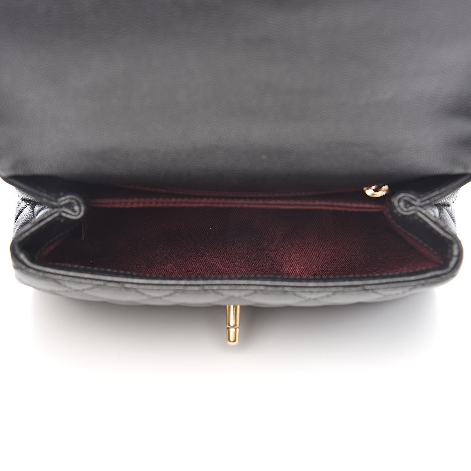 Chanel Caviar Quilted Mini Coco Handle Flap Black 5 of 11