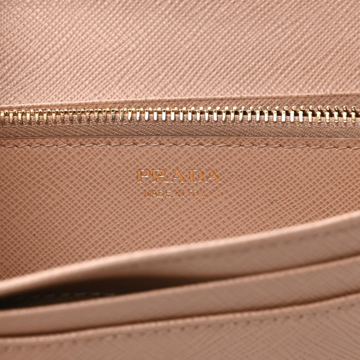 Saffiano Metal Continental Flap Wallet Cammeo