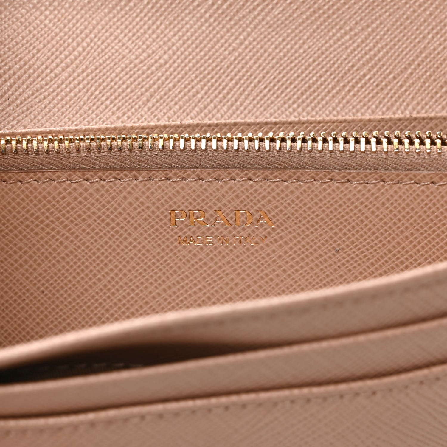 Prada Saffiano Metal Continental Flap Wallet Cammeo 6 of 6