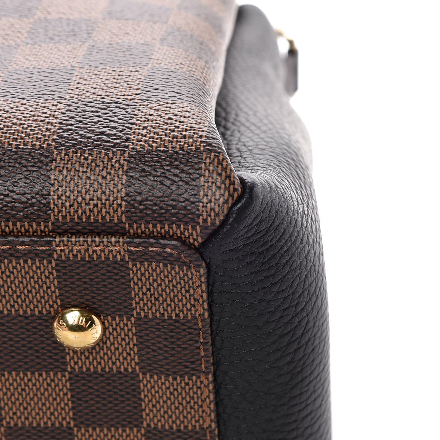 Cuir Taurillon Damier Ebene Normandy Black
