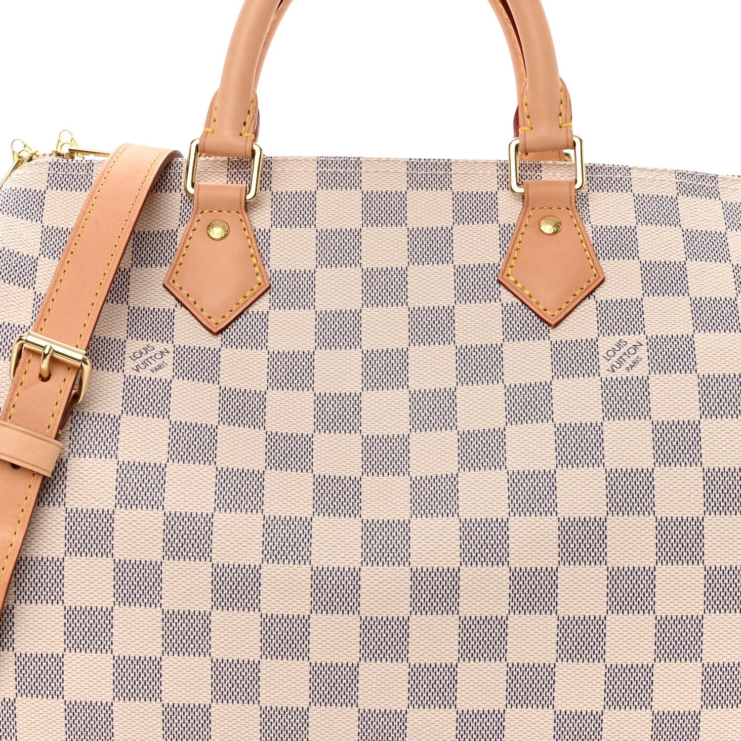 Louis Vuitton Damier Azur Speedy Bandouliere 30 7 of 10