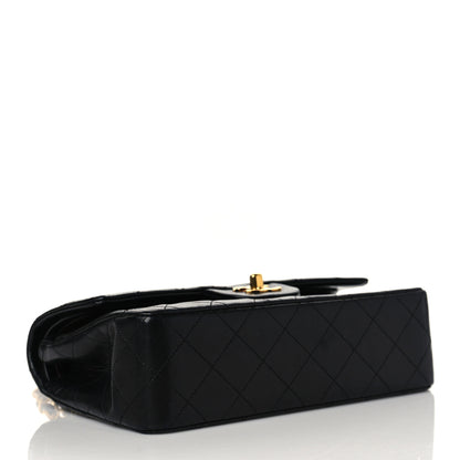 Chanel Lambskin Quilted Medium Double Flap Black 4 of 10