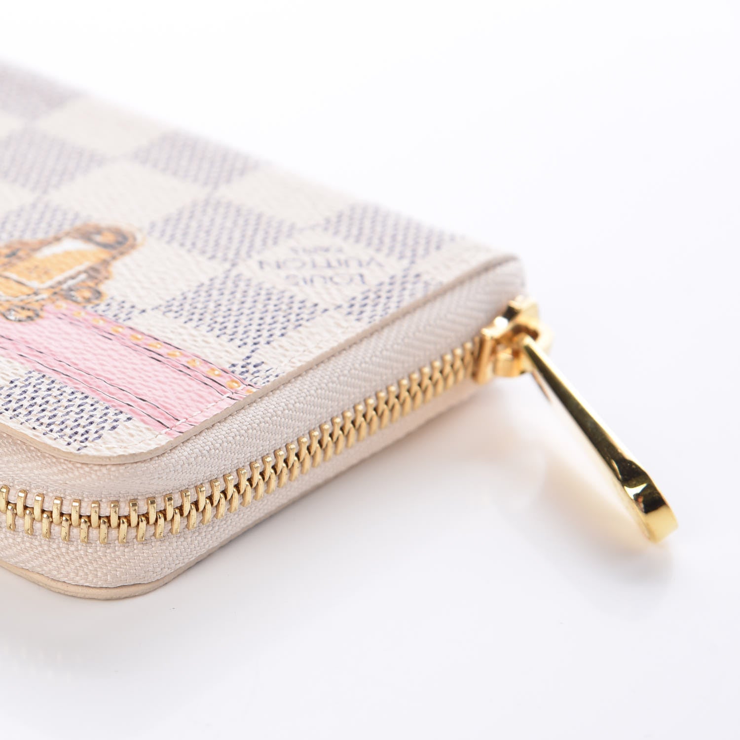 Louis Vuitton Damier Azur Summer Trunks Clemence Wallet 11 of 13