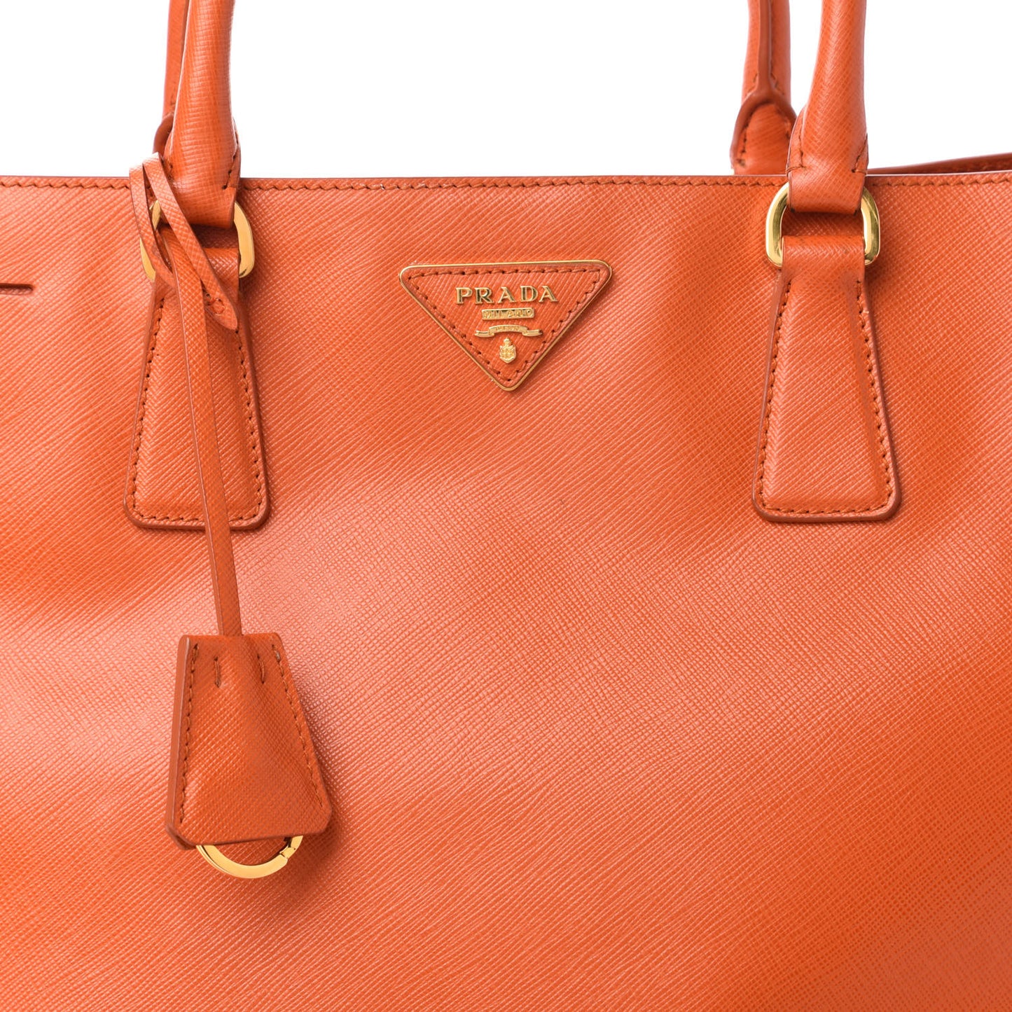 Saffiano Lux Large Tote Papaya