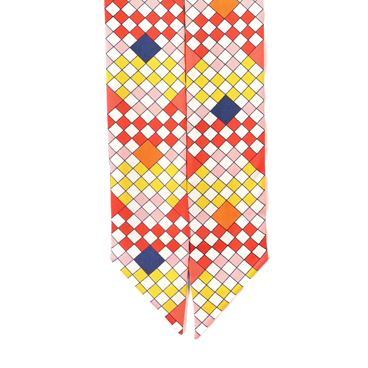Silk Colliers De Chiens Remix Twilly Orange Gris Bleuete