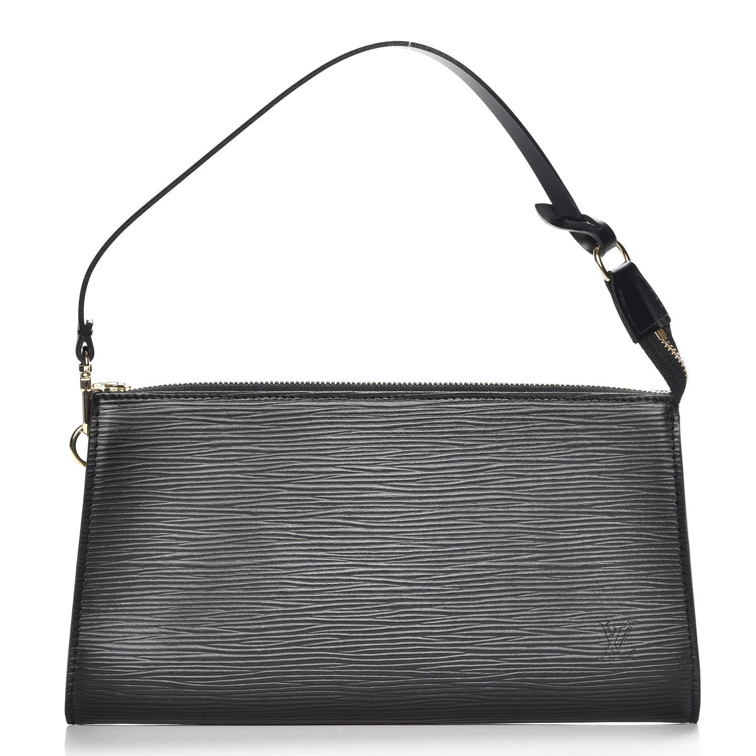Louis Vuitton Epi Pochette Accessories 24 Black 1 of 8