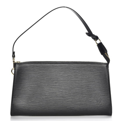 Louis Vuitton Epi Pochette Accessories 24 Black 1 of 8