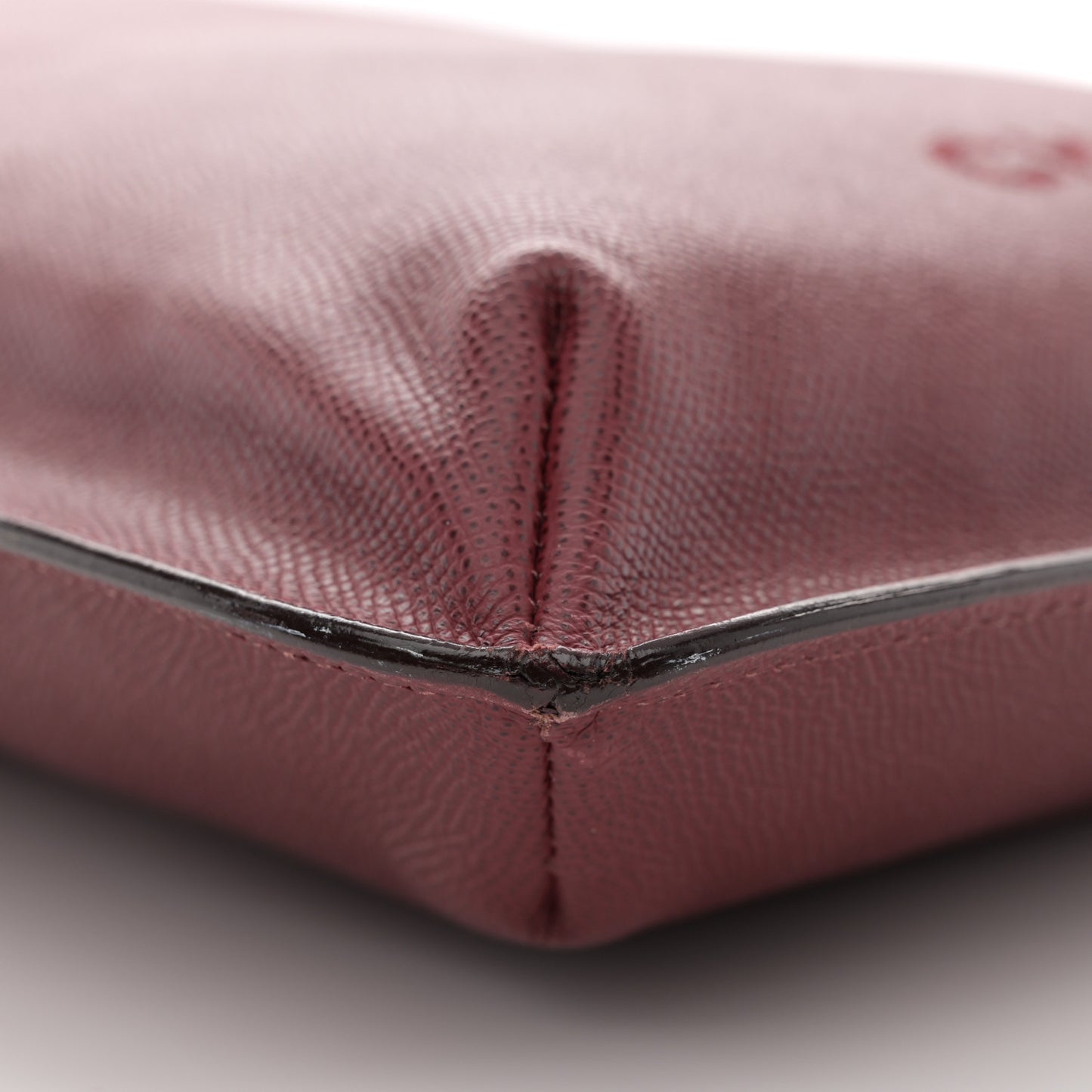 Caviar Shoulder Bag Burgundy
