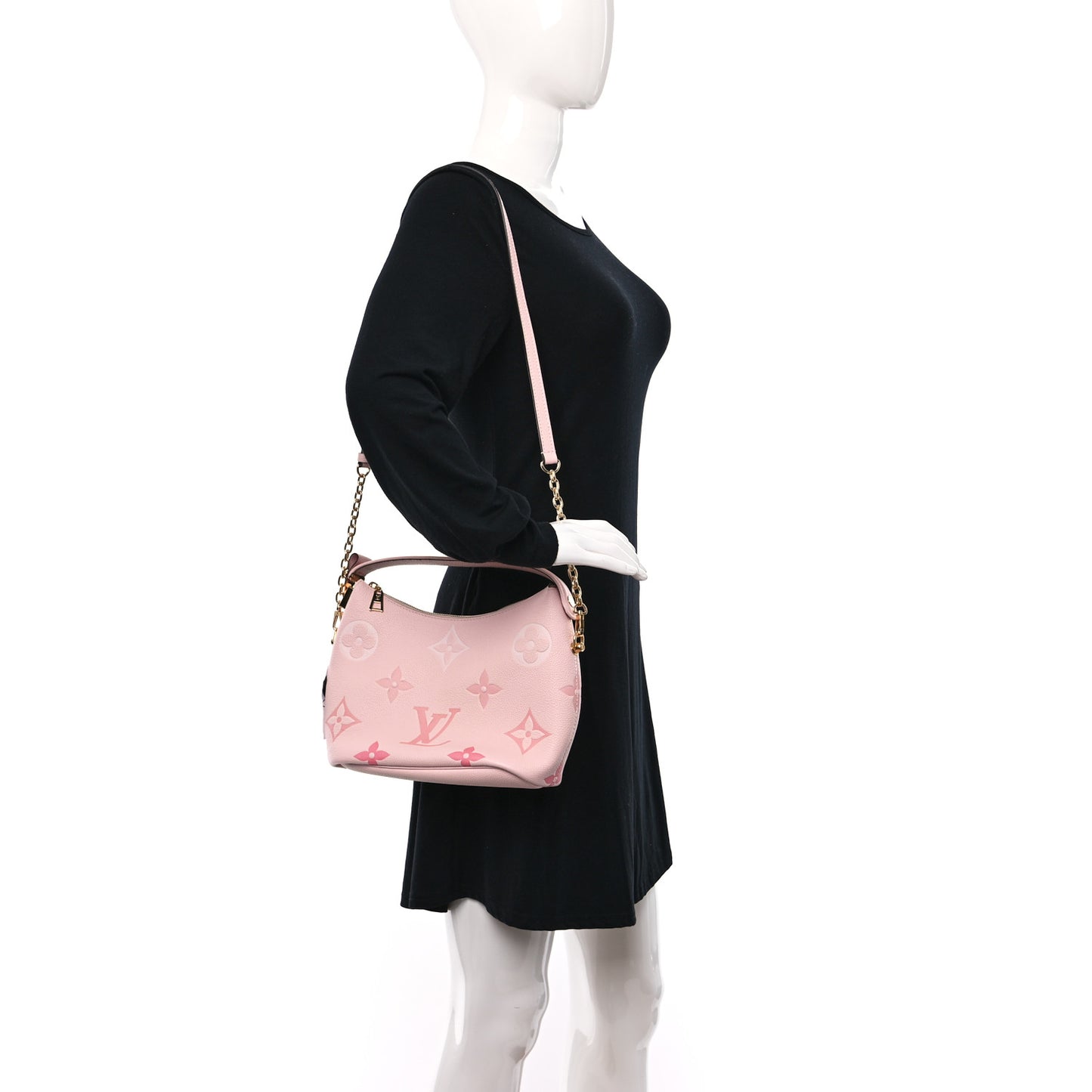 Empreinte Monogram Giant By The Pool Marshmallow Hobo PM Bouton De Rose