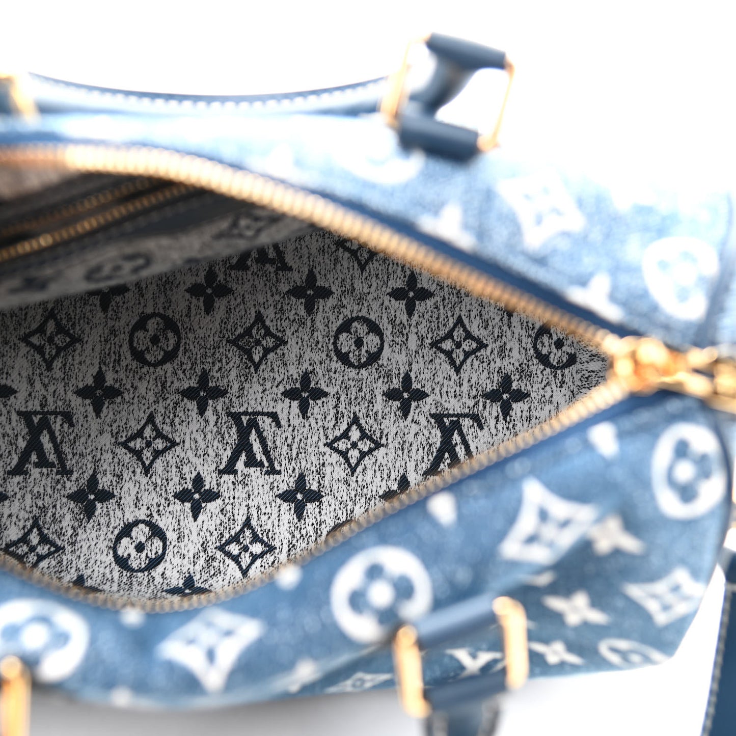 Monogram Jacquard Denim Speedy Bandouliere 25 Bleu