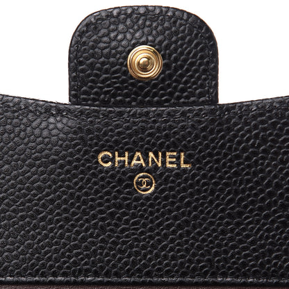 Chanel Caviar Quilted Compact Flap Wallet Black 6 of 9