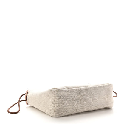 Hermes Canvas Barenia Fourbi 20 PM Pouch Naturel Fauve 4 of 11