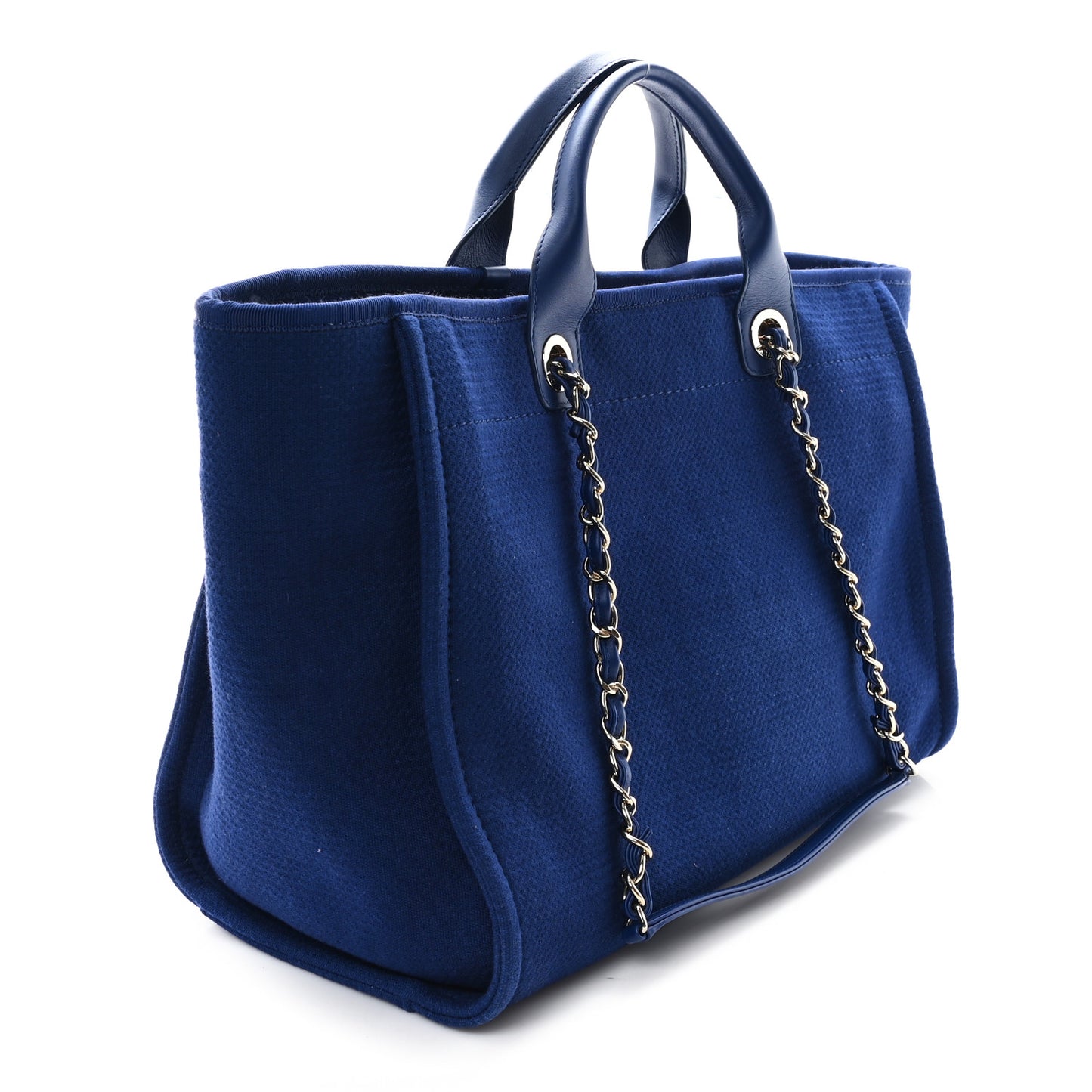 Mixed Fibers Medium Deauville Tote Blue